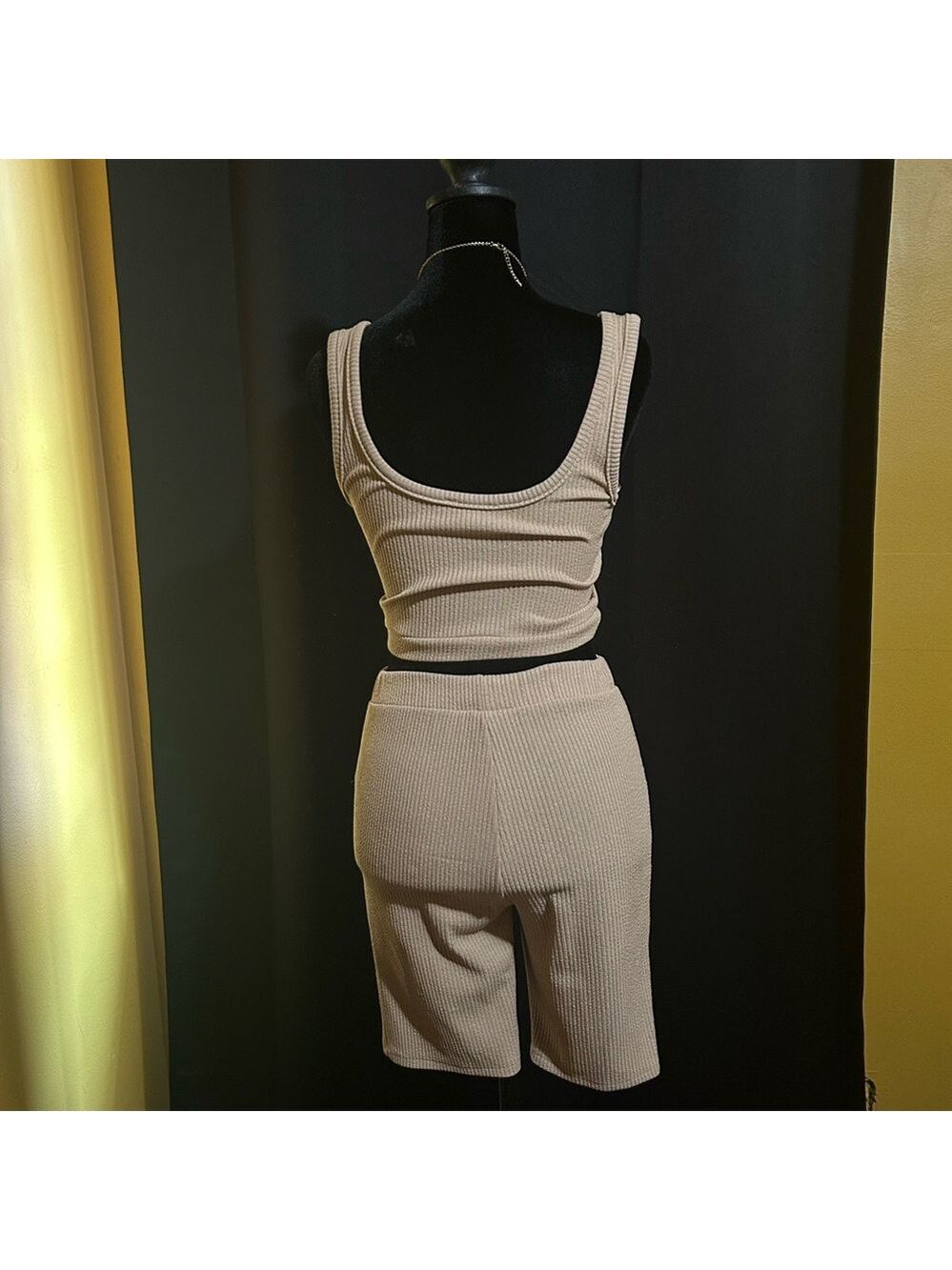 Fashion Nova Tan Ensemble - Picture 3 of 5